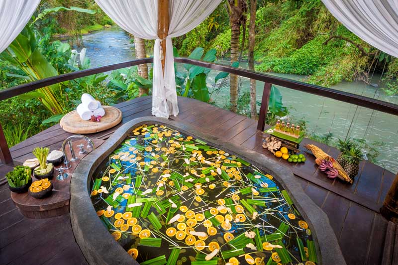 Traditional Balinese bath
