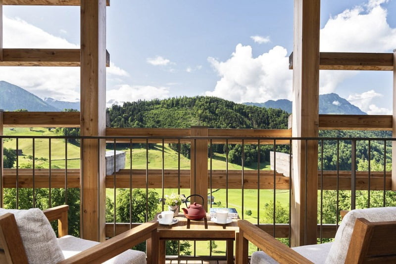 Вид с террасы Waldhotel by Bürgenstock