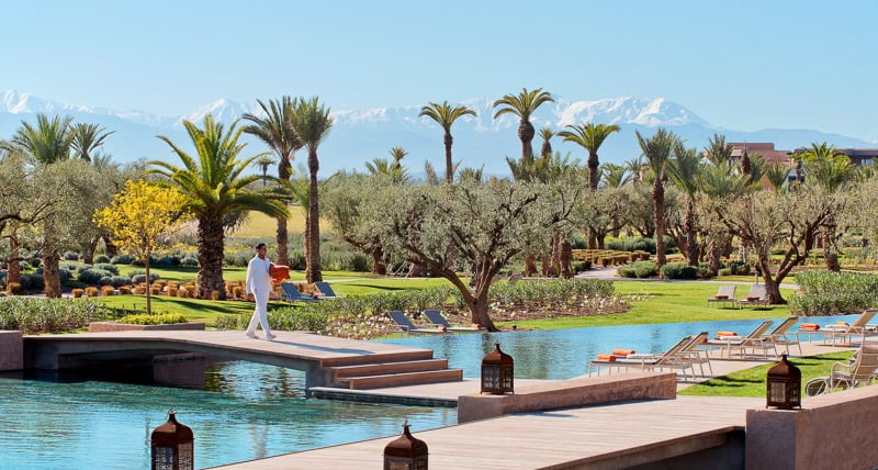 luxury wellness hotels in Marrakech Fairmont Royal Palm  