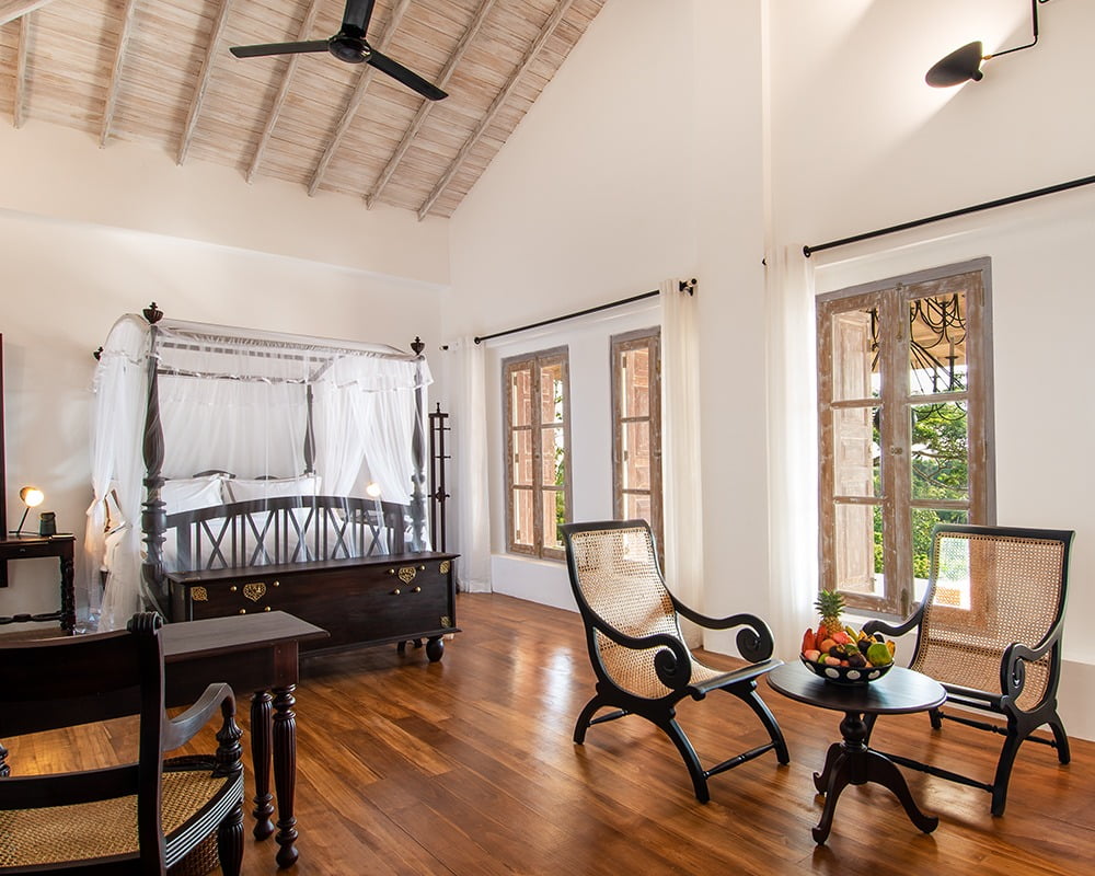 Two-bedroom Colonial Manor interior