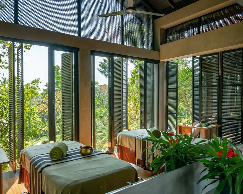 Sala massaggi della Spa Haritha Villas &amp; Spa