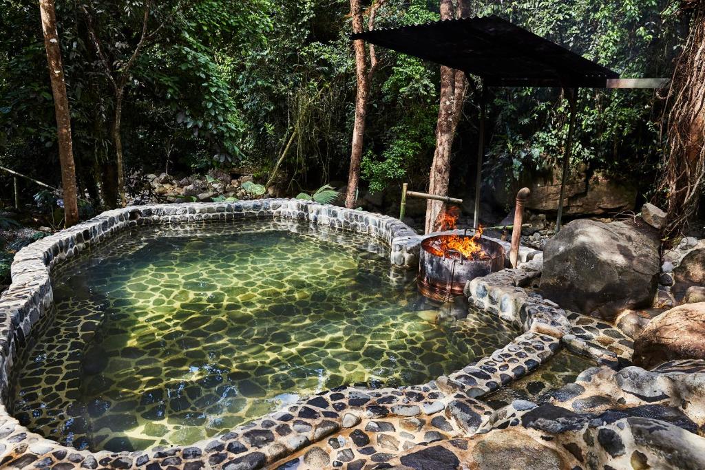 Baño natural de río