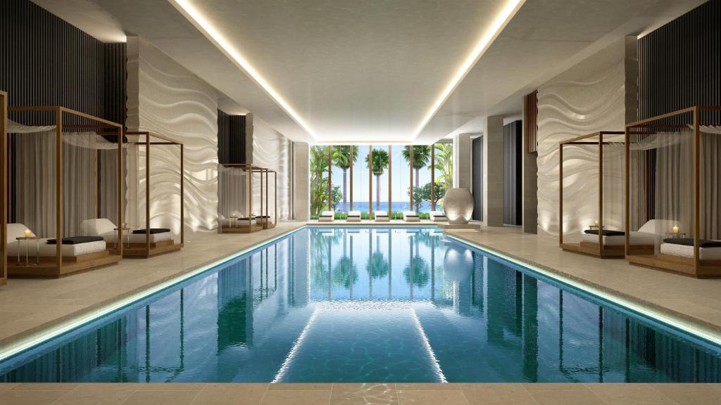 Indoor pool and relaxation area