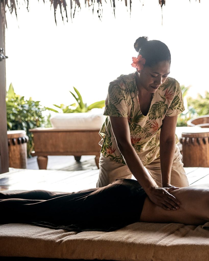 Traditional Fijian massage