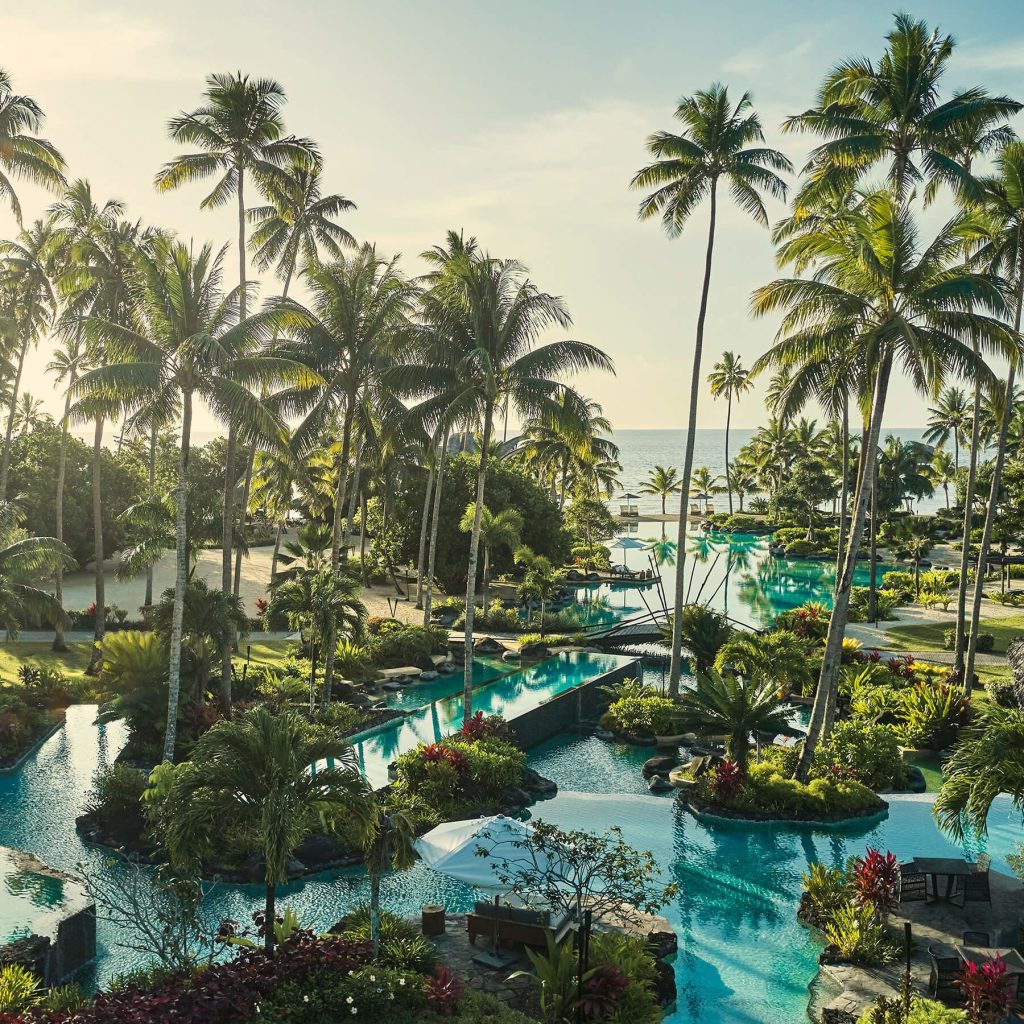 COMO Laucala Island pool and lagoon