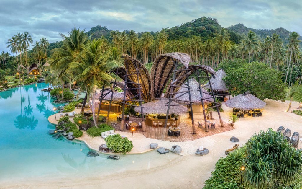 Il Beach Bar e la sua cornice da sogno COMO Laucala Island