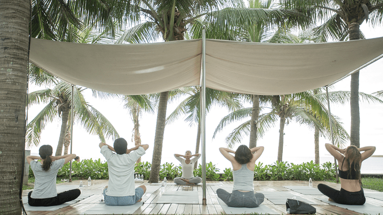 Séance de Yoga