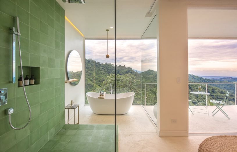 Luxury Loft bathroom and terrace