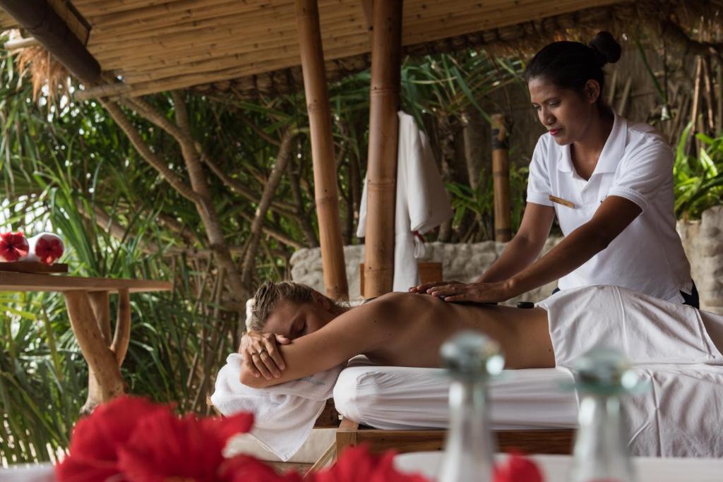 Open-air massage at NIHI Sumba