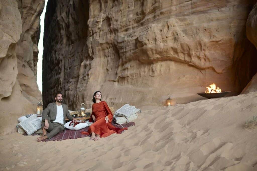 Cena romantica in Medio Oriente