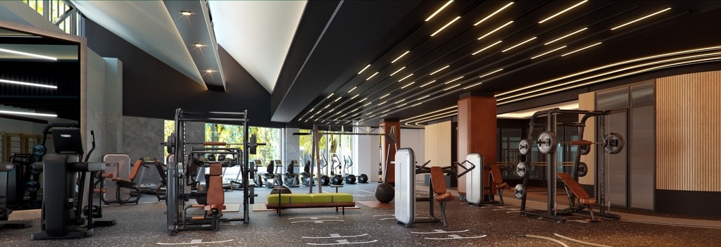 SIRO Boka Place large fitness room