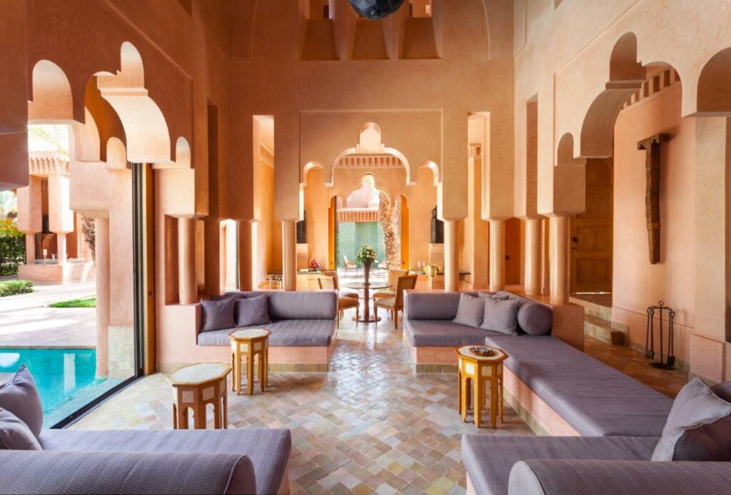 luxury wellness hotels in Marrakech Amanjena
