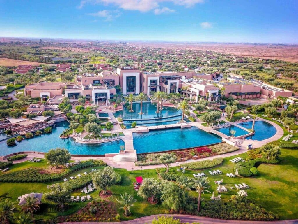Fairmont Royal Palm luxury wellness hotel in Marrakech
