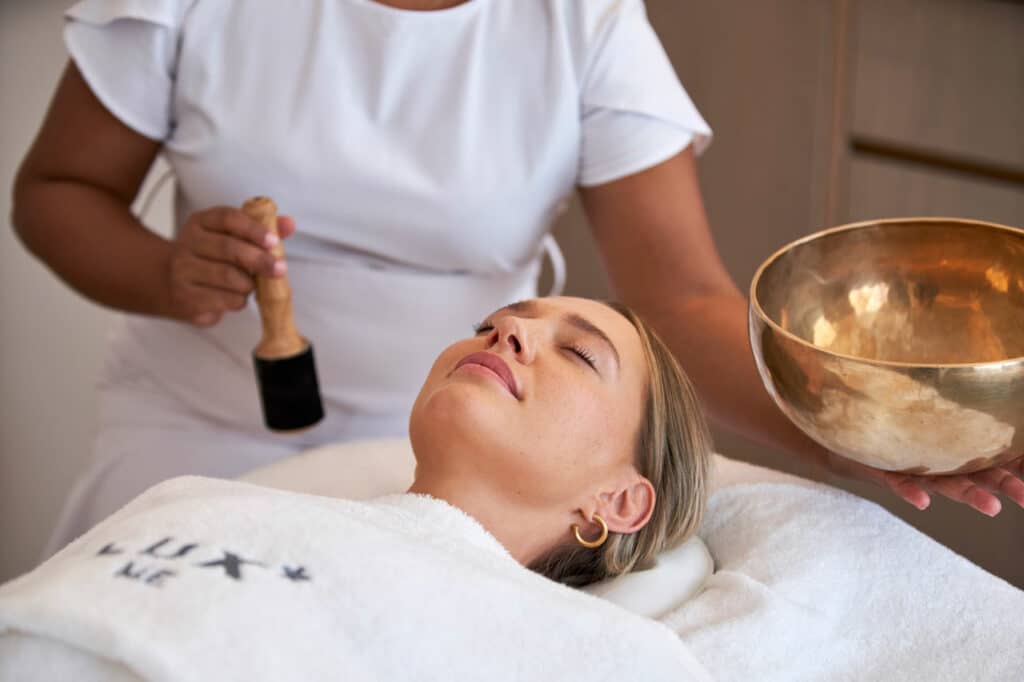 Tibetan bowl massage