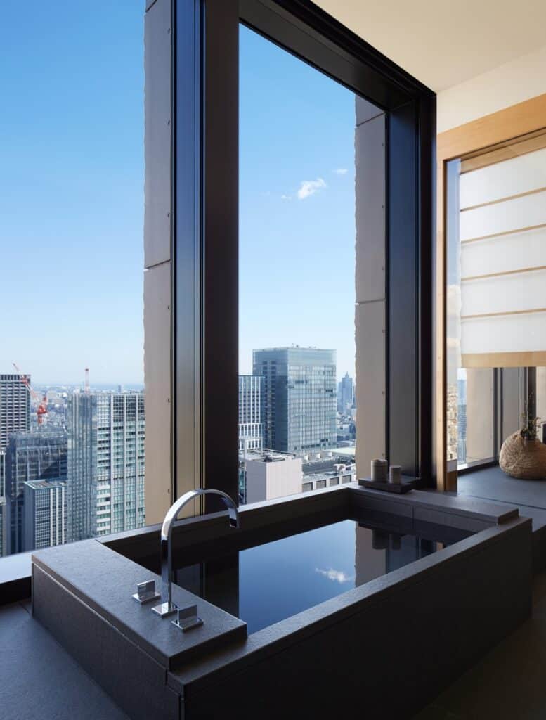 Bathroom with view