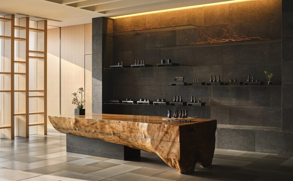 Spa Aman Tokyo reception