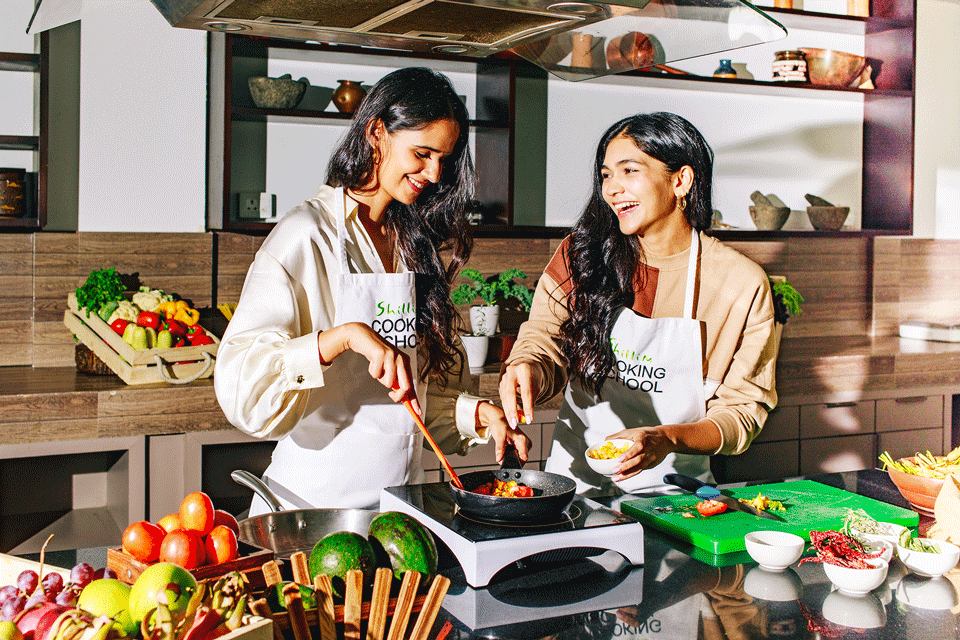 Cours de cuisine Dharana at Shillim 